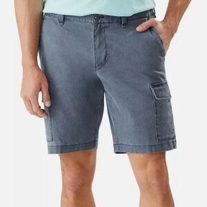 TOMMY BAHAMA Men's Blue Cargo Shorts Faded Blue Size 36